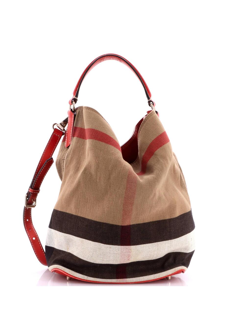 Burberry Ashby Bag House Check Canvas #365245B76B